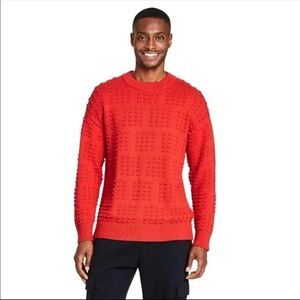 LEGO Collection x Target Men's Red Textured Sweater Size XL